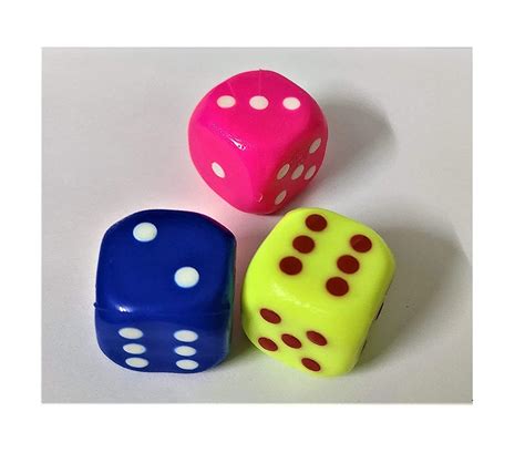 Multi colored dice magic